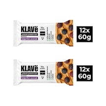 Yüksek Protein Bar Böğürtlen Aromalı - 60 G X 24 Adet - 15g Protein, Vegan Ve Glutensiz - 926339044