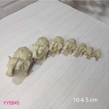 Yy0845 Yedili Fil Set Silikon Kalıp