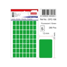 Tanex Ofc-106 Flo Yeşil Ofis Etiketi