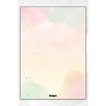 A5 Bloknot Çizgisiz Defter - 50 Yaprak - Memopad - Notepad - Not Defteri - Not Kağıdı - 0902 Çok Renkli