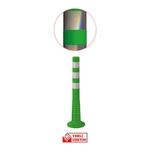 22037 Ub R Tpu-tpe S Şerit Ayırıcı Esnek Delinatör 75 Cm Yeşil Reflektörlü Trafik Ürünü