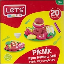 Lets Oyun Hamuru Piknik Seti 20 Parça - L8595