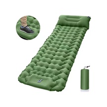 Lıcorıce Hafif Ve Taşıması Kolay Nem Geçirmez Ayak Pompası Şişirme Yatağı Yeşil