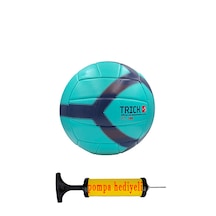 Alastor Pompa Hediyeli Turkuaz Voleybol Topu Dikişli 5 Numara Turkuaz