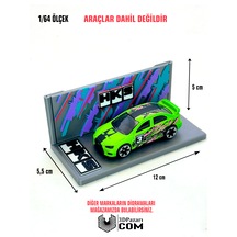3d Baskı 1/64 Ölçekli Hks Tasarımlı Mini Diorama Araç Sergileme Garajı