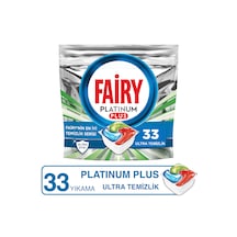 Fairy Platinum Plus Ultra Temizlik 33 Yıkama Bulaşık Makinesi Deterjanı Tableti - Kapsülü