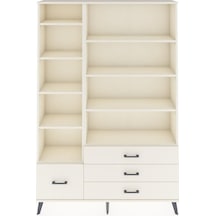 Arges Dolap 9 Raflı 4 Çekmeceli 132x30x195 Aytaşı-aytaşı/aytaşı Aytaşı