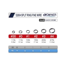 Owner 52804 Split Ring Fine Wire Halka 00