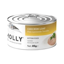 Molly Pate Tavuk Etli Tahılsız Yavru Kedi Konservesi 85 Gr