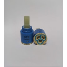 Stecell Ste-25 MM Çift Girişli Kartuş Sıcak Soğuk Girişli Mavi