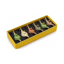 Dekoratif Swarovski Taşlı Alaaddin Sihirli Lambası 6 Lı Set. Alk6186 Standart