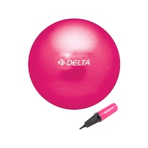 Delta 65 Cm Deluxe 160 Cm - 169 Cm Boy Aralığında Olanlar İçin Uygun Fuşya Pilates Topu Ve Pompa Seti