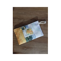 Van Gogh Sanat - 50 Cents Pul Desenli Tasarım Bez Kalemlik-cüzdan Diğer