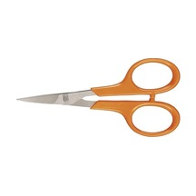 Kavisli Bıçaklı Manikür/nakış Makası, Toplam Uzunluk: 10 Cm, Sağ Ve Sol Elini Kullananlar İçin, Paslanmaz Çelik Bıçaklar/plastik Saplar, Klasik, 1005144 Sağ Ve Sol Elini Kullananlar İçin, Paslanmaz Çelik Bıçak/plastik Saplar, Turuncu, Klasik, 10051