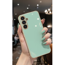 Samsung Galaxy S25 İçin Uyumlu Parlak Tasarım Kamera Korumalı Esnek A Kalite Kılıf