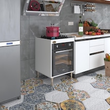 Kenzlife Ankastre Modülü Kabini Lev Yaşin Byz 89-81 60 56 Fırın Ocak Dolabı Ayarlı Ayaklı