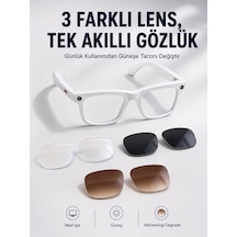 Yapay Zeka Destekli Akıllı Gözlük Dahili Kameralı Bluetooth Müzik Ve Arama Özellikli Ses Kontrollü Değiştirile