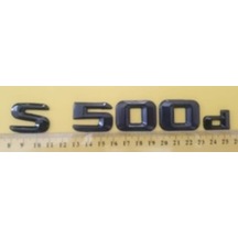 Mercedes Uyumlu Yazı S 500d Siyah