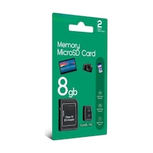 Crt 8 Gb Micro Sd Siyah Hafıza Kartı Telefon Kamera Tablet Uyumlu