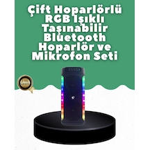 Znv Zenvia Mey İthalat Yüksek Ses Güçlü Kablosuz Hoparlör Karaoke Mikrofonlu Znv2025 Cmn