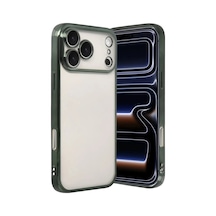 Newface Apple İphone 17 Pro Razer Lensli Silikon - Yeşil