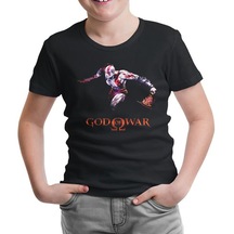 God Of War 1 Siyah Çocuk Tshirt