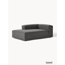 Most Mollis Plus Sol Köşe Dinlenme 41 Koyu Antrasit Keten Kumaş Y