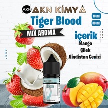 Akn Kimya Tiger Blood Mix Aroma Mango Çilek Hindistan Cevizi Gıda Aroması 10 Ml