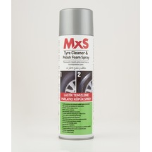 Mxs Lastik Temizleme Ve Bakım Köpük Sprey 500 Ml - Tyre Cleaner & Polish Foam