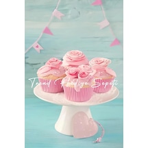 Takribi 200 Adet Standart Boy Pembe Muffin Kek Kalıbı, Browine Kalıbı 40x30 Mm, Cupcake Kağıdı Doğum Günü Parti Dekorasyonu İçin .