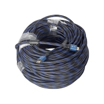 Örgülü Çipsetli + Çift Filtreli 40 Metre Hdmı Kablo