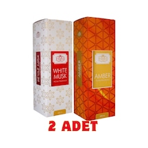 Amber Ve Beyaz Misk & White Musk Oda Ve Kumaş Spreyi Seccade Spreyi Oda Kokusu Koku 400 Ml.