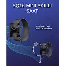 Sq-16 Mini Series 10 Akıllı Saat Spor Modları, Bildirim Ve Müzik Kontrolü