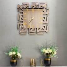 Z01 Z Kare Saat 70x70 Cm Çok Renkli