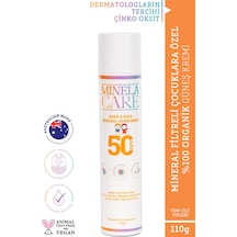 Minela Care Organik Mineral Filtreli Bebek Ve Çocuk Güneş Kremi SPF50 110 G