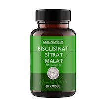 Magnezyum 1 Kutu Bisglisinat Magnezyum Sitrat Magnezyum Malat & Vitamin B2 B3 B6 Ve Mineral Kapsül
