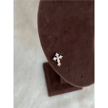 Kadın 8 Bar Cerrahi Çelik Piercing Tragus Helix Kıkırdak Altın