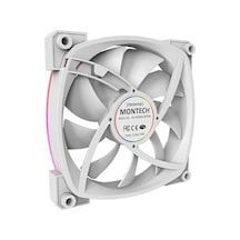 Rx 120 Argb Ters Fan 1600pwm, Üst Düzey Dayanıklılık, Sessiz Performans Ve Çarpıcı Argb Tasarımı 120 Mm, Beyaz