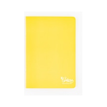 Colors A5 60 Yaprak Çizgili Karton Kapak Sarı Renksiz
