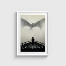 Game Of Thrones Dizi Posteri Tablo Çerçeveli Poster Duvar Dekorasyonu Beyaz Çerçeveli Tablo Beyaz Çerçeveli Tablo Dn11d445beyaz