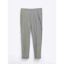 Kip Gri Dokuma Jogging Fit Casual Yün Karışımlı Pantolon Gri Kip Gri Dokuma Jogging Fit Casual Yün Karışımlı Pantolon Gri