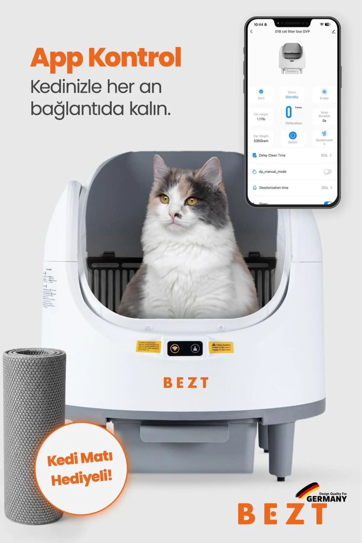 Bezt Pure Cat Otomatik Akıllı Kedi Tuvaleti Bezt Pure Cat Otomatik Akıllı Kedi Tuvaleti