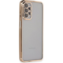 Samsung Galaxy Uyumlu A23 4g Kılıf Razer Lensli Silikon - Gold
