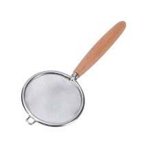 Ulzyvf Yağ Suyu Paslanmaz Örgü Net Meyve Konforlu Kepçe Kavrama Kaşık İnce Fonksiyonlu Filtre Erişte Elek Çok Amaçlı Çelik Mutfak Aleti Çelik