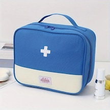 Hightower Mavi Taşınabilir Seyahat Çantası Kampçılık Acil Durum İlk Yardım Çantası