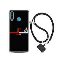 Huawei P30 Lite Kılıf Boyun Askılı Dead Line 1662