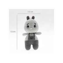 Amigurumi Sincap Anahtarlık %100 Pamuk İp Tığ İşi, Sevimli Figür, Çanta Ve Anahtar Süsü Hediyelik