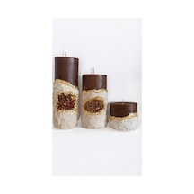 Dekoratif Beton Mum 3 Lü Set