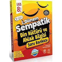 Ünlüler Karması Yayınları 8. Sınıf Lgs Din Kültürü Ve Ahlak Bilgisi 1. Dönem Sempatik Soru Bankası P-205909