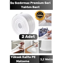 Özel Seri Premium Su Geçirmez Sızdırmaz Lavabo Küvet Yağ Nem Küf Önleyici 3.2m 2 Adet Izolasyon Bant